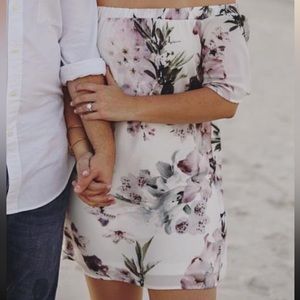 Lulu’s Off the Shoulder Dress